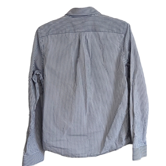 Abercrombie & Fitch Striped Shirt Mens Size M Long Sleeve Muscle Fit Button Down - Picture 3 of 5